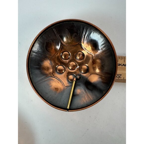 Trinidad & Tobago Copper Steel Drum Ashtray Set - Picture 6 of 16